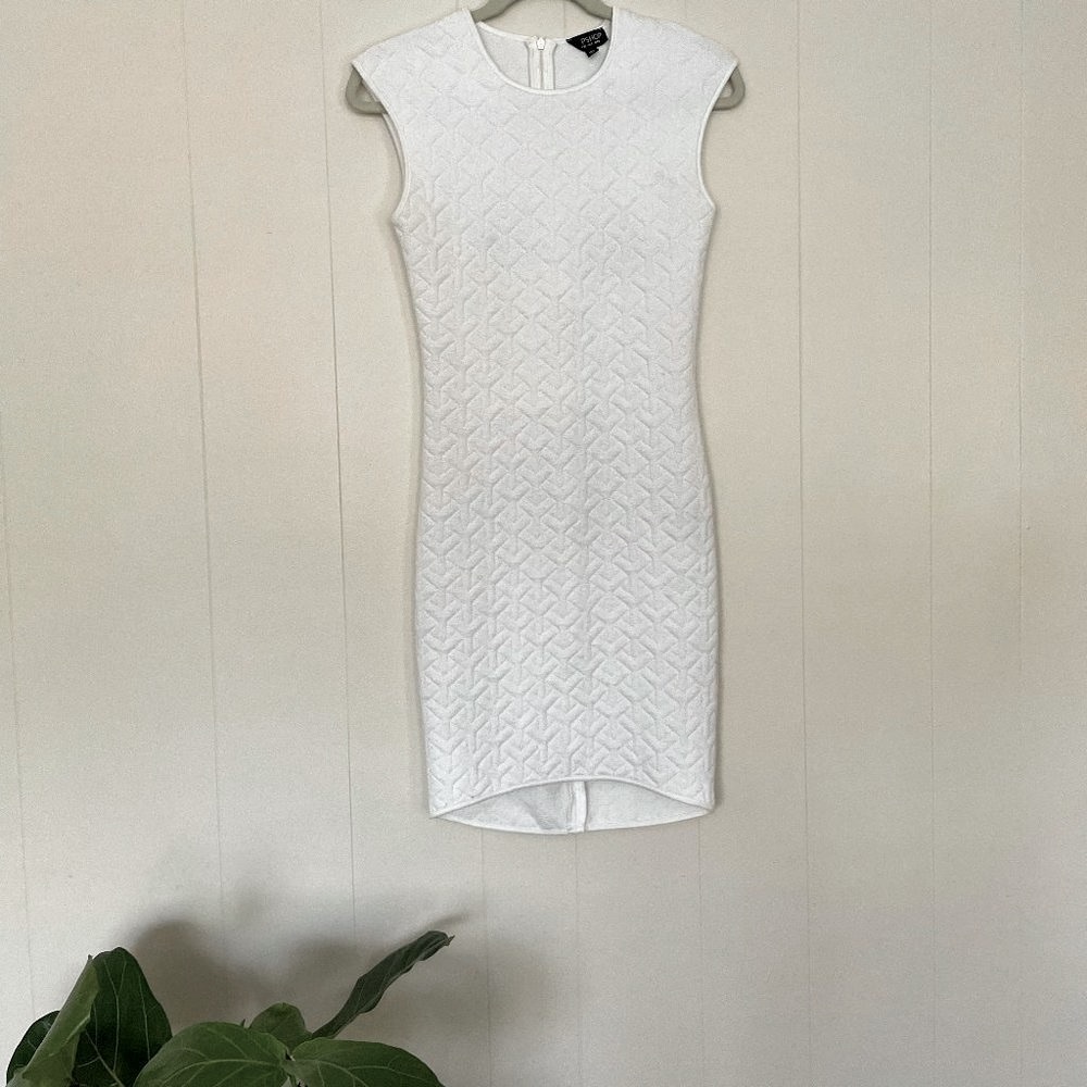 Topshop | White Quilted Bodycon